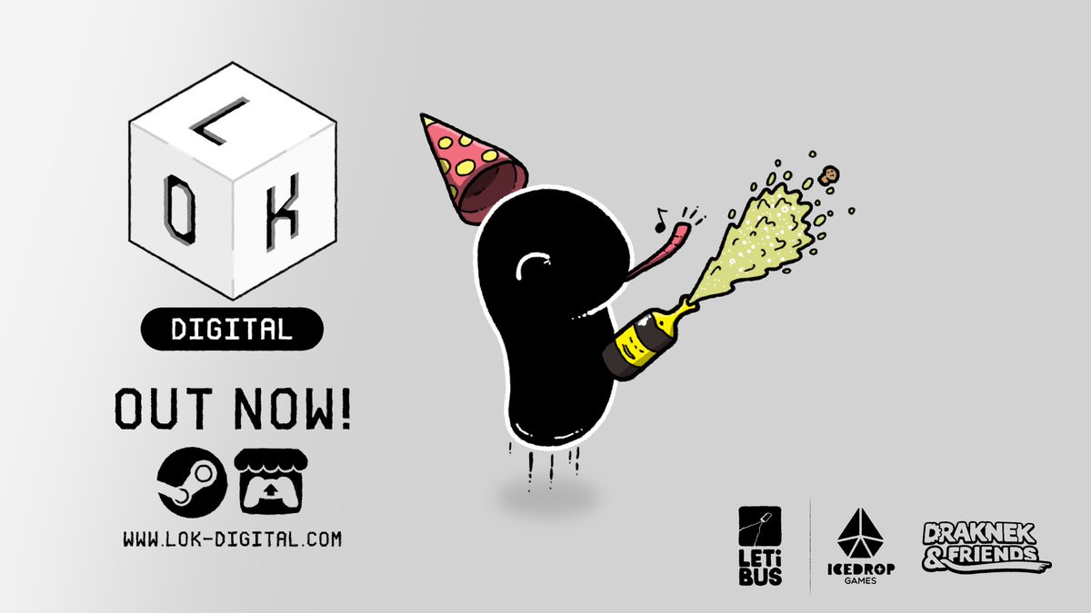 Blaž Urban Gracar (@blazstuff) on Twitter photo After a little more than two years of development, we are finally releasing our puzzle game "LOK Digital"!
Made in collaboration with the exceptional video game developer <a href="/Raindrinker_dev/">Raindrinker 🌧️ - IcedropGames ❄</a> (Icedrop Games) and published by the celebrated <a href="/Draknek/">Alan Hazelden/Draknek & Friends</a> . Mobile coming next year! After a little more than two years of development, we are finally releasing our puzzle game "LOK Digital"!
Made in collaboration with the exceptional video game developer <a href="/Raindrinker_dev/">Raindrinker 🌧️ - IcedropGames ❄</a> (Icedrop Games) and published by the celebrated <a href="/Draknek/">Alan Hazelden/Draknek & Friends</a> . Mobile coming next year!