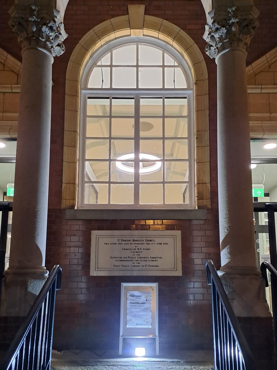 CamdenCouncil's tweet photo. Tonight we've lit up some of our Camden libraries in a symbol of solidarity and hope to mark the re-opening of Spellow Library and Community Hub in Liverpool, which was sadly torched during the summer’s violent disorder.

#SharetheLight #Spellow #Libraries 💡📚❤️ https://t.co/Ot16jEWApB