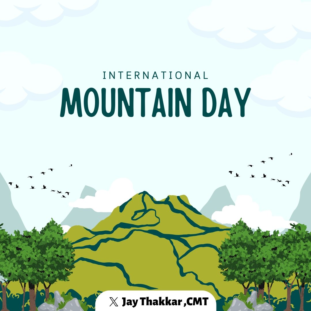 JayThakkar22's tweet photo. Celebrating the majesty and beauty of mountains today! 🌄 Let's protect these natural wonders for future generations. #InternationalMountainDay #MountainMajesty #NatureConservation #ExploreTheSummit #MountainLove https://t.co/hCDhOi2nmv