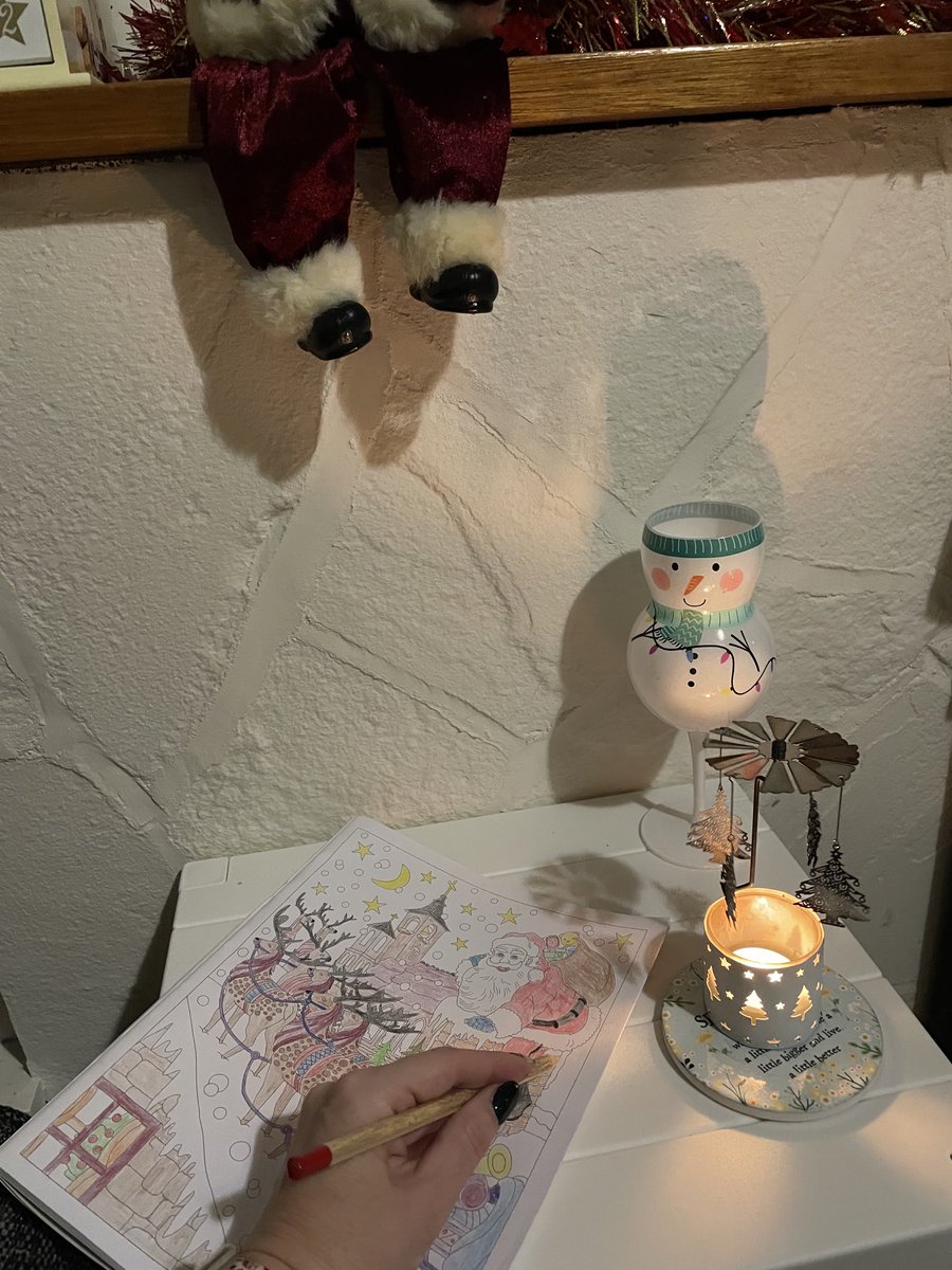 Shula Gunter (@shulgunter) on Twitter photo #healthontheshelf2024 โฆ<a href="/TCS_MNC/">TCS Maths, Numeracy & Computing</a>โฉ โฆ<a href="/TCS_HWB/">Health & Wellbeing</a>โฉ relaxing after work, colouring, mulled wine, advent candle and Santa watching on #healthontheshelf2024 โฆ<a href="/TCS_MNC/">TCS Maths, Numeracy & Computing</a>โฉ โฆ<a href="/TCS_HWB/">Health & Wellbeing</a>โฉ relaxing after work, colouring, mulled wine, advent candle and Santa watching on