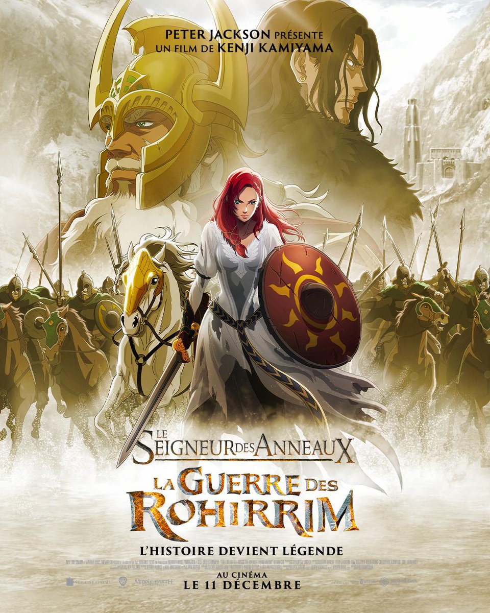 War of the Rohirrim releases today! 
I painted a couple of backgrounds for this. My young self avidly reading The Lord of the Rings would never have imagined I could one day help shaping this vision of middle earth! Thanks a lot to BG director Yamane san for the opportunity!