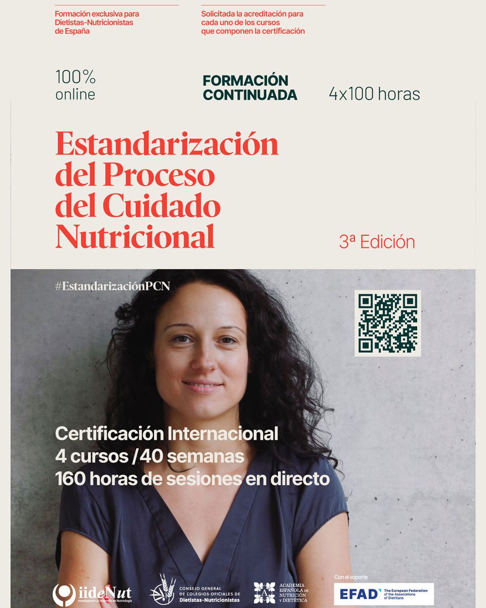 Abiertas plazas - Edición 2025 Certificación Internacional en PCN
💻 Online
📅 Cuatro cursos/40 semanas /+ 400 horas
🕐 Fecha inicio: 13 enero
Solicitada acreditación CFCPS (52,96 CFCPS por la suma de los cuatro cursos en las ediciones 2023 y 2024)
lnkd.in/dSqv32us
