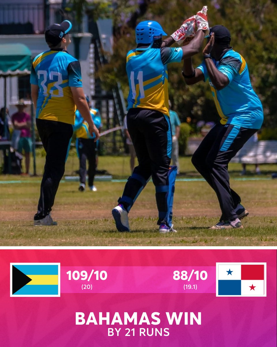 iccamericas's tweet photo. @ICC MT20 WC Americas SRQ.
Day 5: Bahamas make it 4/4 and Cayman Islands back on track in the morning matches! More still to come today. https://t.co/SzQNAUAUtt