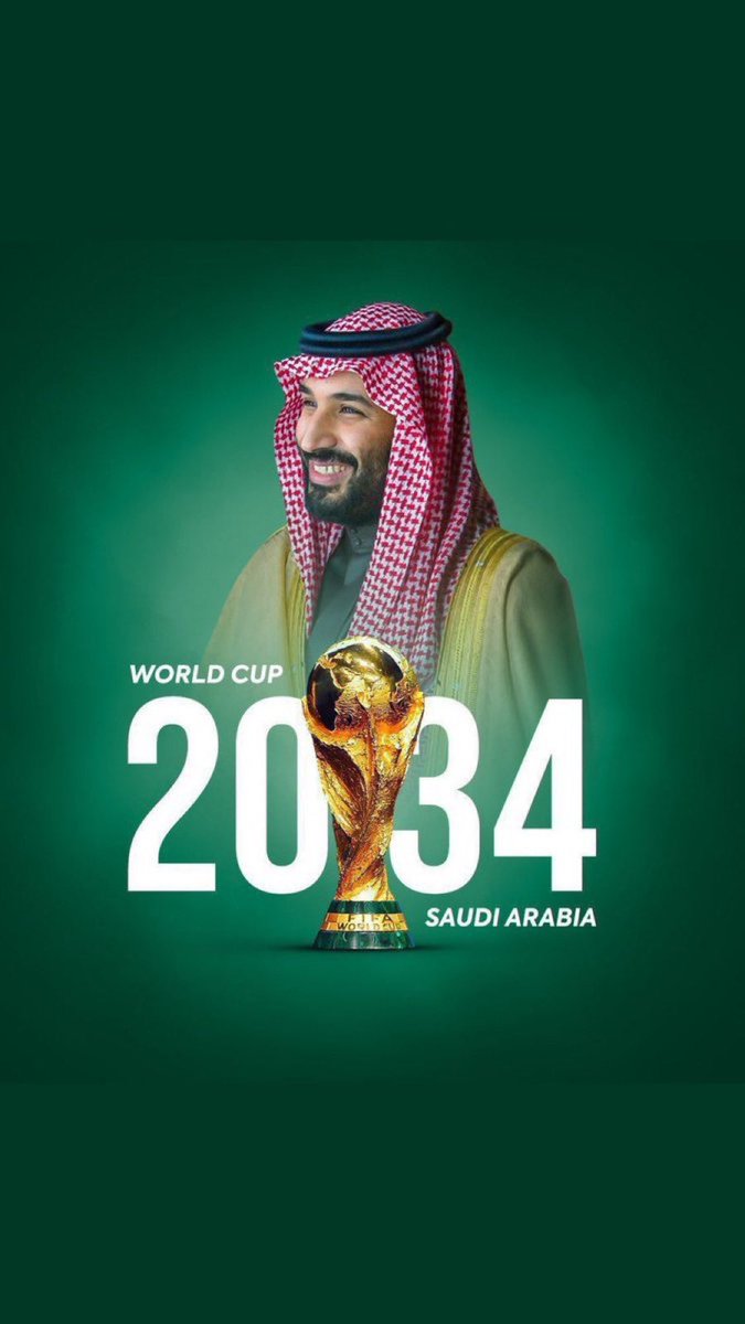 أحلامنا واقع 
اهلًا بالعالم 
#كاس_العالم_2034 
#السعودية2034