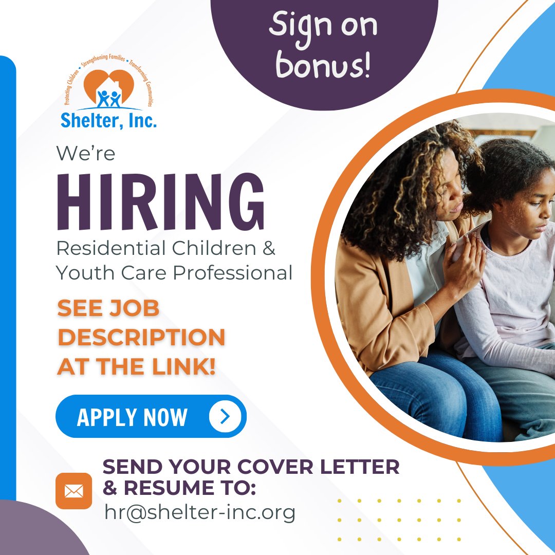 Make an impact in the lives of community youth and join an inspiring team! Take a look at the job description and come make a difference with us! For full-time staff, we offer a sign-on bonus, generous paid time off, and more! ow.ly/9BSj50U3ieb