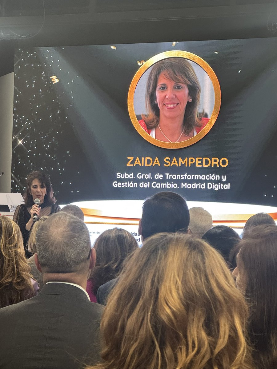Olga Fernández ⚡ (@olgafl) on Twitter photo Zaira Sampedro de Madrid Digital en los 10 Premios de Gestión del cambio . Nos presenta la Consejeria de digitalización de la <a href="/ComunidadMadrid/">Comunidad de Madrid</a> y la Agencia Madrid Digital y el Centro de Innovación. #changemanagement <a href="/amandapalazon/">Amanda Palazón 🔆</a> Zaira Sampedro de Madrid Digital en los 10 Premios de Gestión del cambio . Nos presenta la Consejeria de digitalización de la <a href="/ComunidadMadrid/">Comunidad de Madrid</a> y la Agencia Madrid Digital y el Centro de Innovación. #changemanagement <a href="/amandapalazon/">Amanda Palazón 🔆</a>