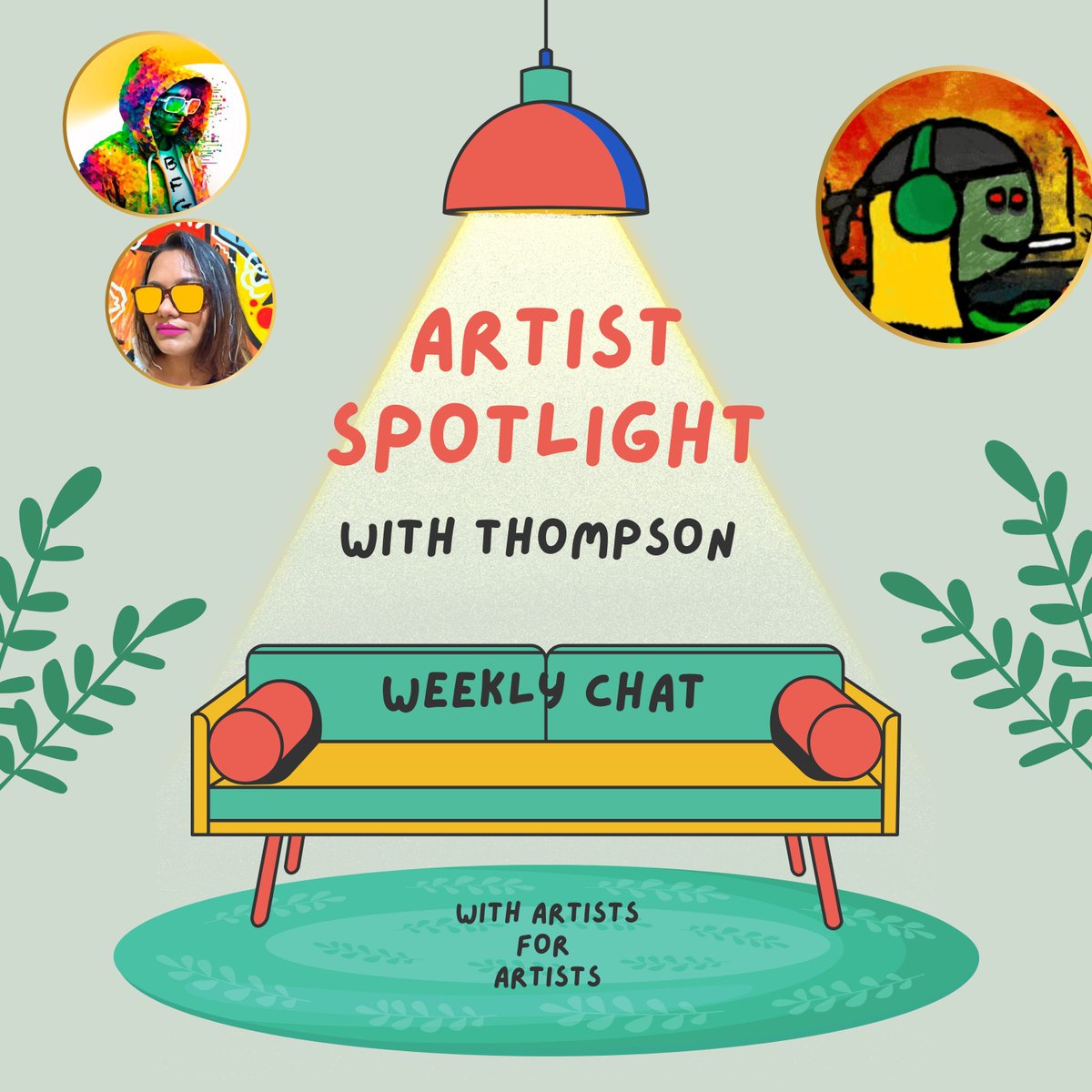 Tknox is genuinly funny and chatty artist! And I bet you don't know how she came to tknox from <a href="/thompsonNFT/">thompsonART</a> ... 👀 t*m*y k**c*e*s 👀 maybe?

Well, you should listen to this ARTIST SPOTLIGHT audio chat (has subtitles) and be on the lookout for our video walkthrough of her art -