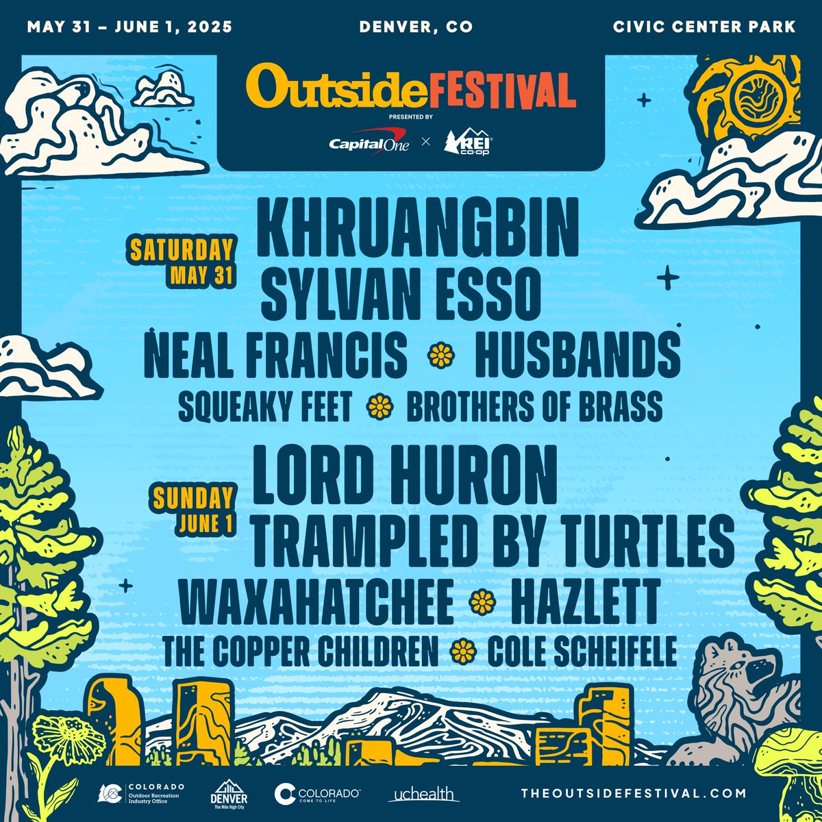 Catch us 6/1 in Denver alongside <a href="/LordHuron/">Lord Huron</a> <a href="/tbtduluth/">Trampled by Turtles</a> <a href="/k_crutchfield/">katie crutchfield</a>  and more at the Outside Music Festival produced by <a href="/outsidemagazine/">Outside Magazine</a>