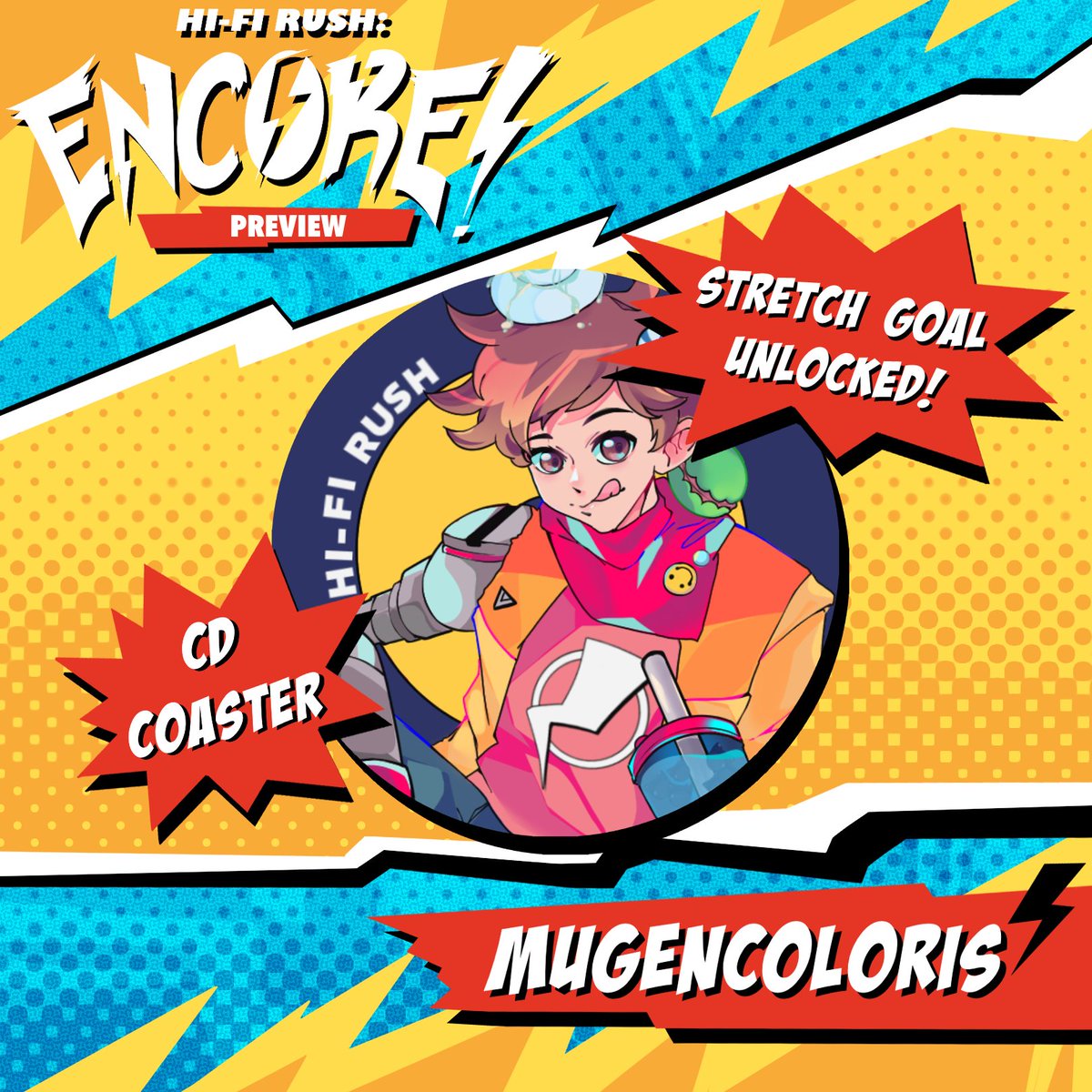💥STRETCH GOAL UNLOCKED!!💥

We hit our second goal unlocking this awesome CD Coaster by mugencoloris!!

This coaster will be added to our STEAL THE SHOW and HIBIKI! bundles!

Just 25 to unlock our third stretch goal so help us keep charging that reverb gauge!!