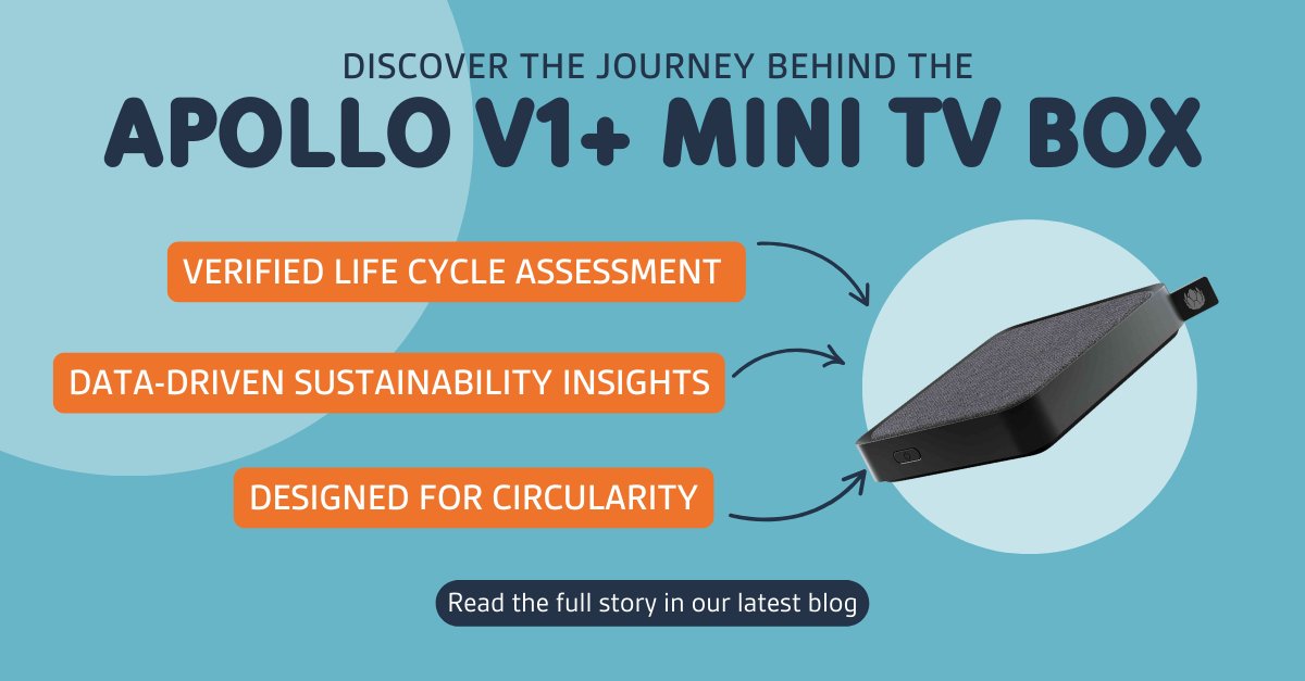 We’re celebrating a major milestone for the latest version of our Mini TV Box, the Apollo V1+: Our first Life Cycle Assessment – for the Apollo – has been verified by The Carbon Trust. ♻️

Read the blog here: libertyglobal.com/blog/celebrati…