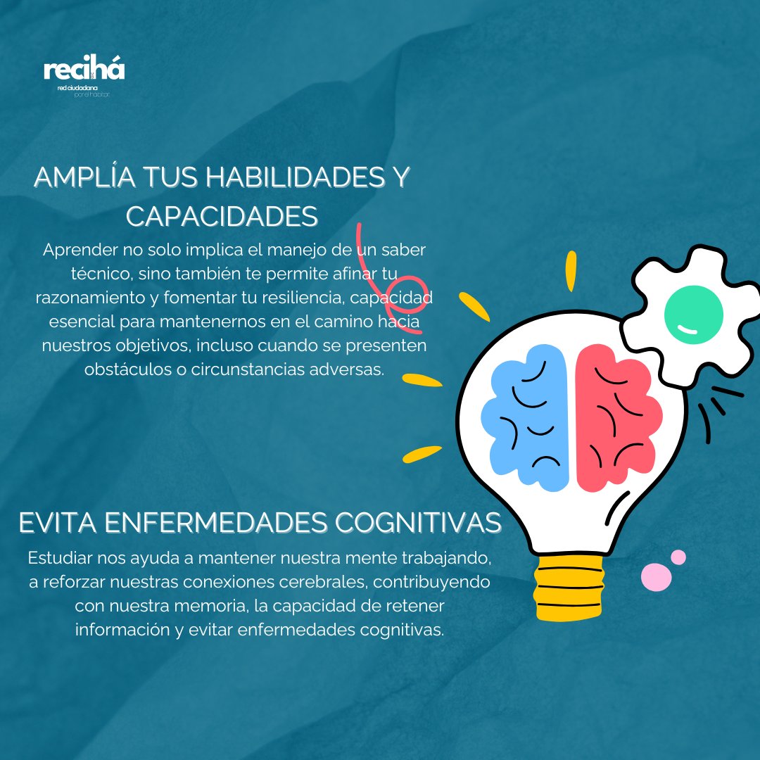 recihaAC's tweet photo. Seguir capacitandote te ayuda a muchas actividades en la vida diaria y profesionalmente.
Recuerda siempre seguir aprendiendo, esto te lleva a nuevas oportunidades. 

#capacitaciones #aprender #aprendizaje #cursos #cursosonline #cursosonlinecertificados https://t.co/9bKEkP7fbW