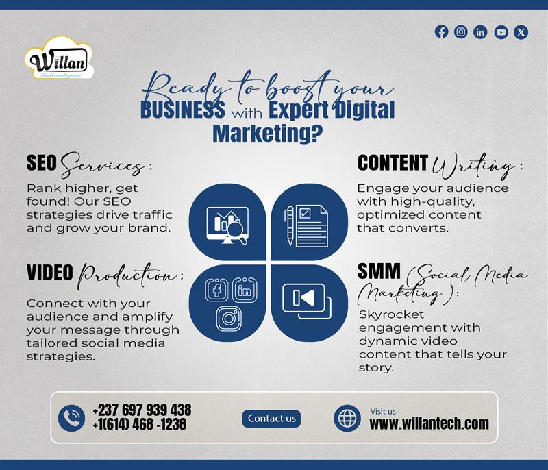 willantech's tweet photo. We have the tools to help your business grow, from ranking higher on search engines to crafting compelling content and creating engaging videos.

📆 Schedule your free call today to see how we can help!
https://t.co/Yr7hcxL1wR

#DigitalMarketing #WiillanTechnologies #Brainycom https://t.co/4tMNTf0Ces