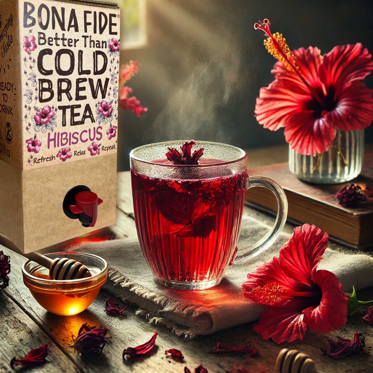 CoffeeOnNitro's tweet photo. ✨ Refresh your day with Better Than Cold Brew Hibiscus Tea 🌺

☕ Enjoy it hot or iced, sweetened or unsweetened—your choice!
✅ Convenient 3L Bag-in-Box.
✅ Always fresh, always delicious. https://t.co/vmJxUEz1ez