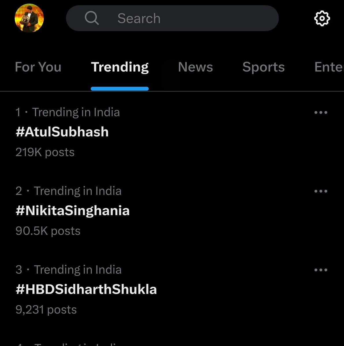 It's trending now.... TOP3

#HBDSidharthShukla

#SidharthShukla
