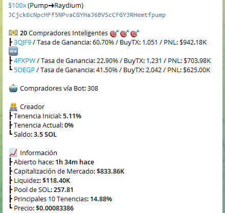 $100x 

CA:
JCjck6cNpcHFf5NPvaCGYHaJ6BVScCFGY3RHemtfpump 

unirse grupo:
t.me/ToroGambles 

bot comprar:
t.me/dogeebot_bot?s…