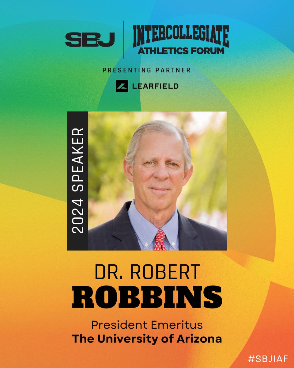 Robert C. Robbins (@drrobertrobbins) on Twitter photo Excited to speak today at <a href="/SBJ/">Sports Business Journal</a> 's 2024 Intercollegiate Athletics Forum! Join me for my session, "Unlocking Private Equity: The New Revenue Frontier in Higher Education & Collegiate Athletics." Let’s explore new opportunities together! #robertcrobbins #SBJIAF Excited to speak today at <a href="/SBJ/">Sports Business Journal</a> 's 2024 Intercollegiate Athletics Forum! Join me for my session, "Unlocking Private Equity: The New Revenue Frontier in Higher Education & Collegiate Athletics." Let’s explore new opportunities together! #robertcrobbins #SBJIAF