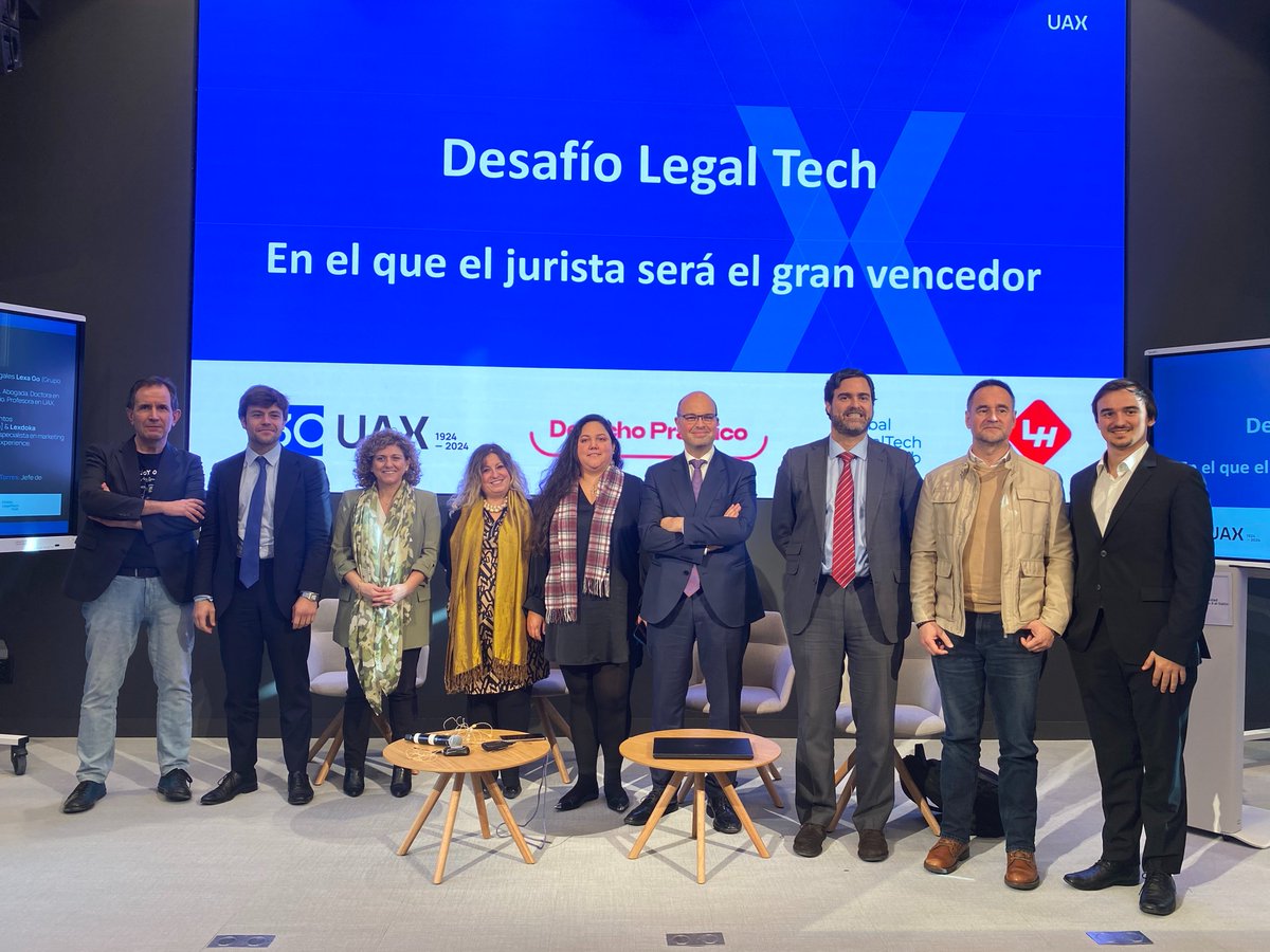 uaxuniversidad's tweet photo. 📢 El jurista fue el protagonista en el Desafío #LegalTech #UAX, un evento en nuestro campus de Chamberí junto a @derechopractico. Expertos legales y tecnológicos debatieron sobre herramientas que transforman el derecho. 💡🌐 #Innovación #HazloenUAX #Derecho https://t.co/ZxjIzTWl29