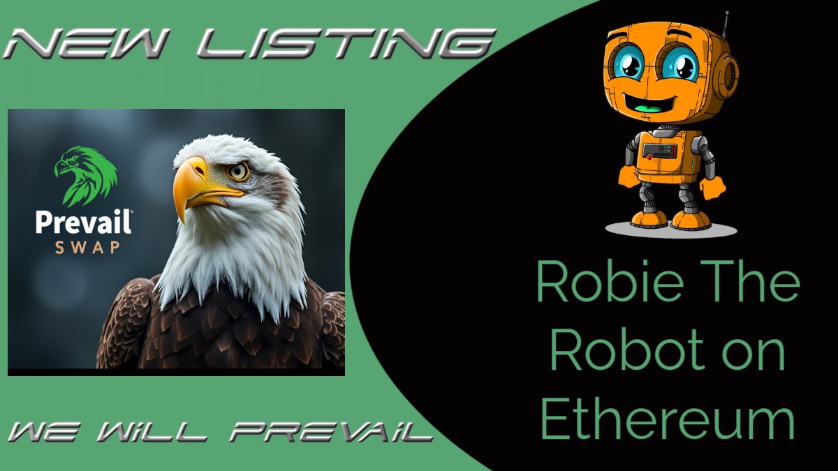 PREVAIL TOKEN (@prevailtoken) on Twitter photo 🚀 🌟 New Listing 🌟 🚀
Prevail Token is pleased to announce our newest partnership and listing on Prevail Swap/Shop <a href="/RobieCoin/">Robie the Robot</a>. This is Prevail Swaps first Ethereum blockchain Listed Project!! Go check out all their new merch!! Live on Prevail Swap in the coming days!! We 🚀 🌟 New Listing 🌟 🚀
Prevail Token is pleased to announce our newest partnership and listing on Prevail Swap/Shop <a href="/RobieCoin/">Robie the Robot</a>. This is Prevail Swaps first Ethereum blockchain Listed Project!! Go check out all their new merch!! Live on Prevail Swap in the coming days!! We
