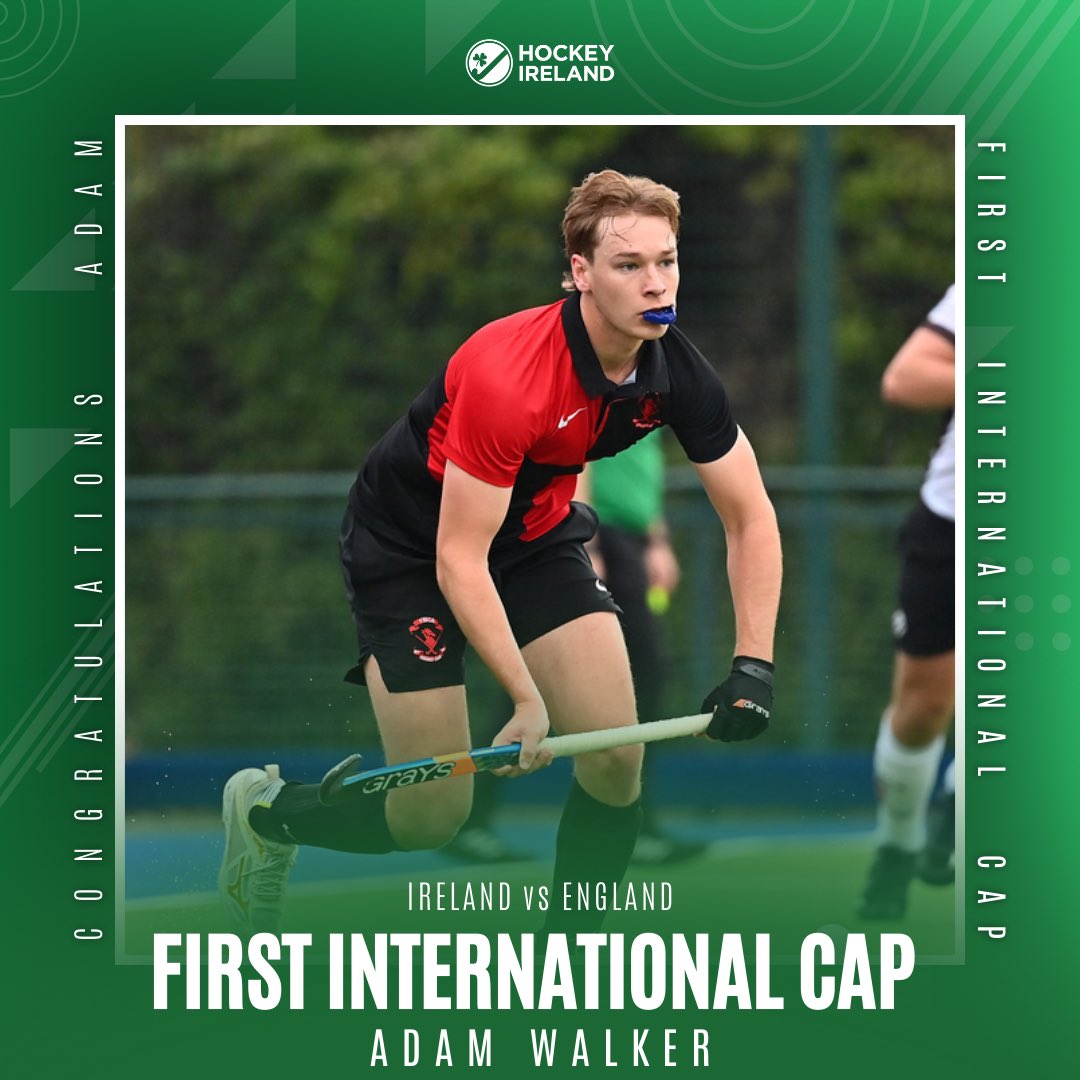 irishhockey's tweet photo. INTERNATIONAL DEBUTS ☘️

A massive congratulations to Ben Pasley, Luke Roleston, and Adam Walker who will make their Senior International Debuts tonight against England. 

Watch the team live by visiting https://t.co/EWNmQpp1NL, and make sure to follow our socials to stay up to date with all the latest news.

#FIHProLeague #HockeyEquals #HockeyInvites