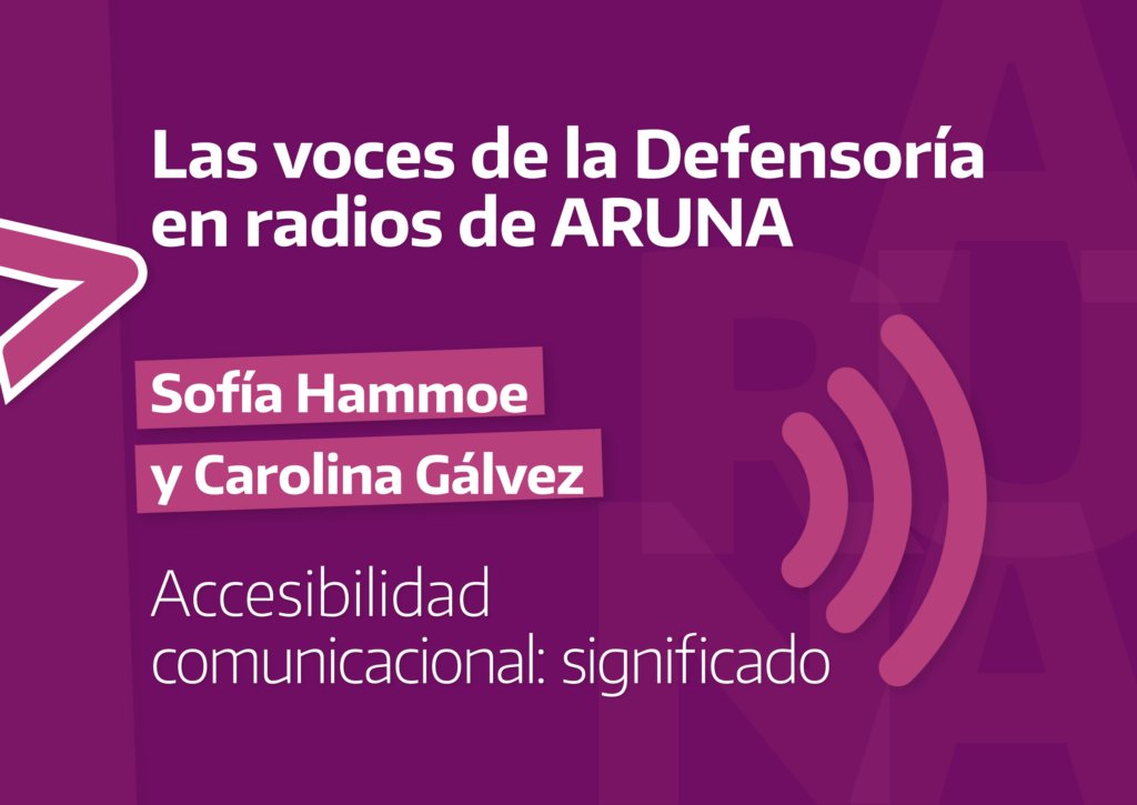 En un nuevo capítulo de nuestro espacio en <a href="/ArunaCin/">aruna_cin</a>, hablamos sobre el concepto de accesibilidad comunicacional como condición necesaria para el ejercicio pleno de derechos.

Escuchalo completo acá:
defensadelpublico.gob.ar/comunicacion-y…