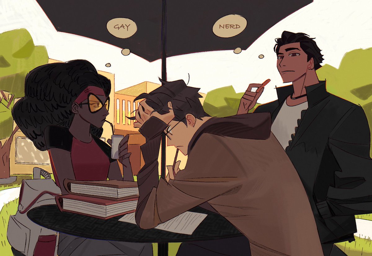 jueya0325's tweet photo. #spiderdads
High school two Spider-Man au
lunchtime https://t.co/VmEnDgySVl