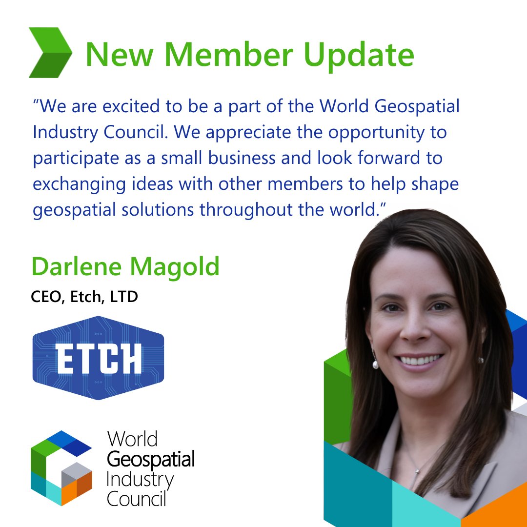 [New Member Update] 

📍We are delighted to welcome #Etch as #WGIC_Member. 
 
Etch is a geospatial solutions firm striving to help its clients innovate, reduce inefficiencies, and ignite positive change in the communities where they live, work, and play.
 
#WGICmember #Geospatial