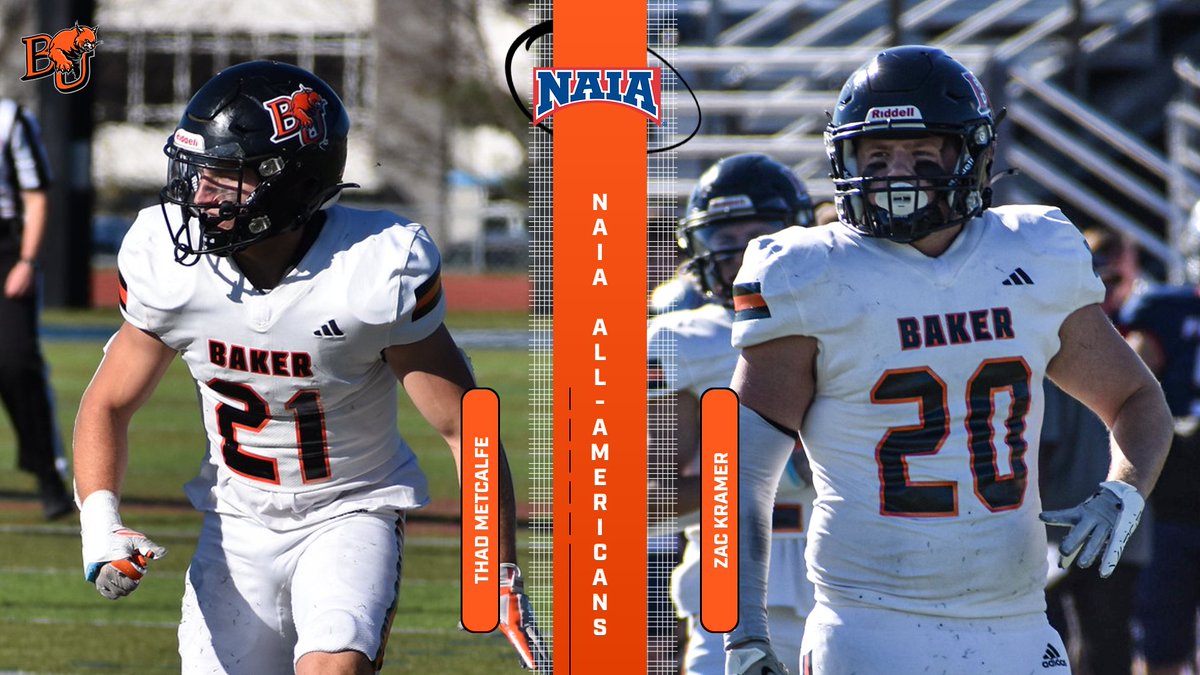 FB: Metcalfe, Kramer Earn All-American Honors! #BakerBuildsChampions

bakerwildcats.com/sports/fball/2…