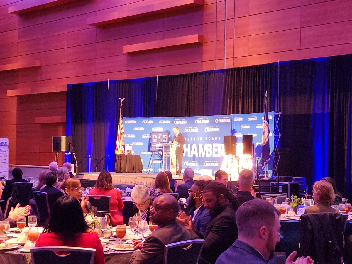 barrettstork1's tweet photo. Congrats to @Chamber757 on a fantastic event today in @CityofVaBeach.  Great to be here with the @CoxComm team! https://t.co/yVeZ7y04Ve