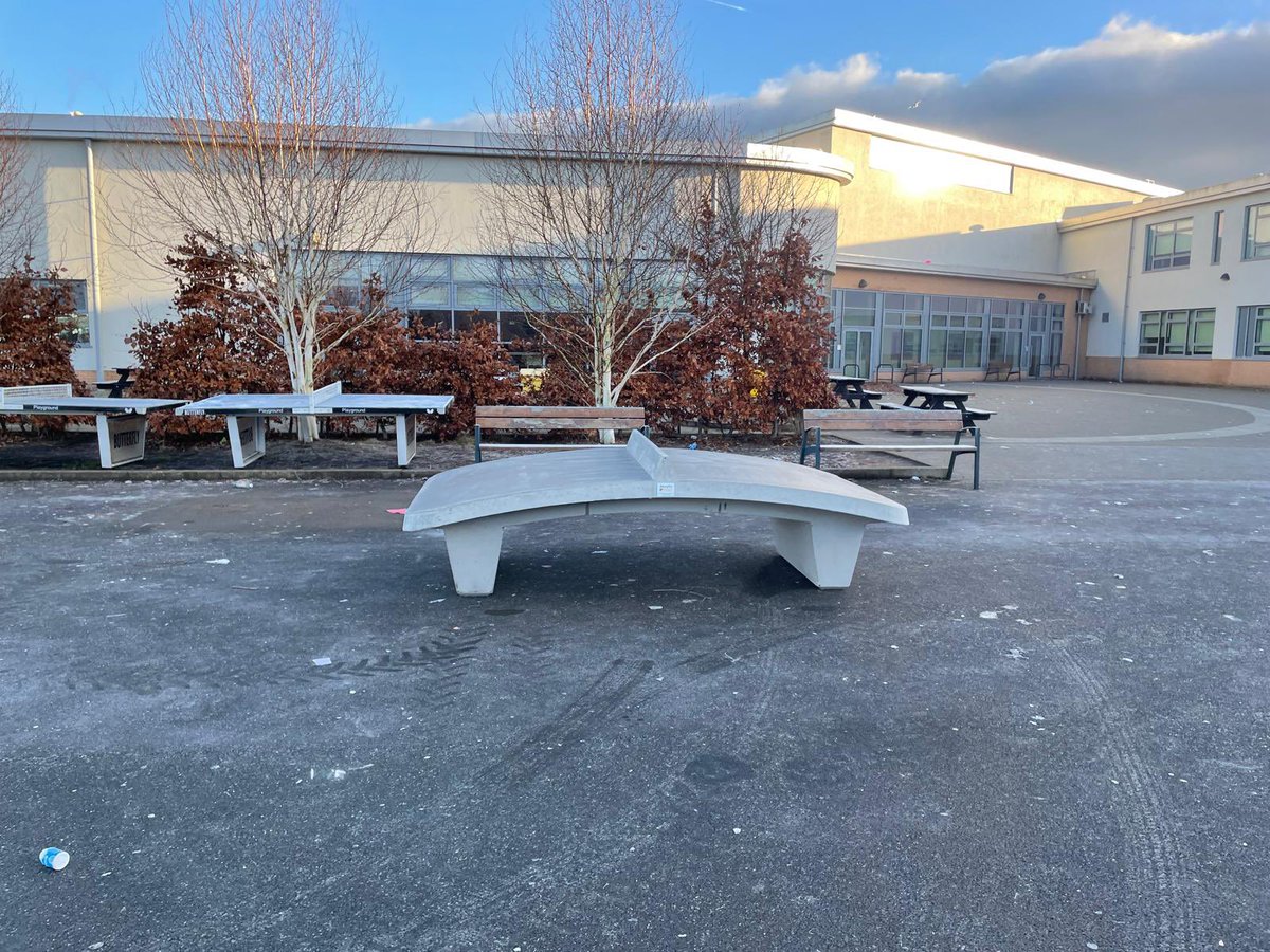 We’re DELIGHTED to share that we have just delivered 3 top-quality concrete Teqball tables to <a href="/Parkhall_IC/">Parkhall Integrated College</a>! The school is absolutely delighted with their purchase and can’t wait to get more pupils playing. 

Message the page to order your table &amp; for more information ⚽️🏓