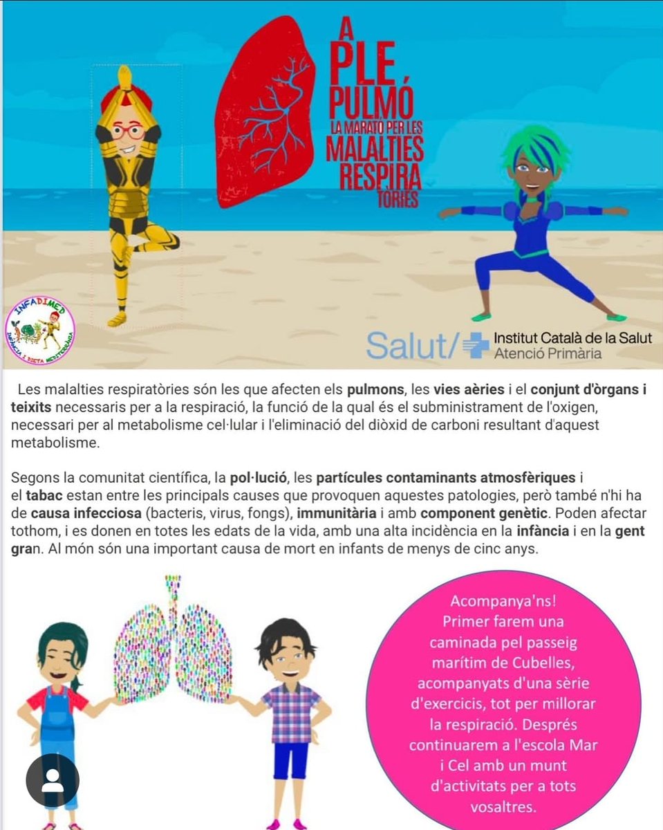 INFADIMED ® (@infadimed) on Twitter photo Escoles 🏫 de #Catalunya col.laboren a <a href="/LaMaratoTV3_SVH/">LaMaratóTV3_SVH</a> <a href="/som3cat/">3Cat</a>
Nosaltres som motor per divulgar coneixements i aproximar- nos a les families
<a href="/icscat/">ICS. Generalitat</a> <a href="/primariaicscat/">Atenció Primària i a la Comunitat de l'ICS</a>
🌬👨👩👦👨👩👦👦👨👦👦👨👦👩👧👧👪🌬
#malaltiesrespiratòries Escoles 🏫 de #Catalunya col.laboren a <a href="/LaMaratoTV3_SVH/">LaMaratóTV3_SVH</a> <a href="/som3cat/">3Cat</a>
Nosaltres som motor per divulgar coneixements i aproximar- nos a les families
<a href="/icscat/">ICS. Generalitat</a> <a href="/primariaicscat/">Atenció Primària i a la Comunitat de l'ICS</a>
🌬👨👩👦👨👩👦👦👨👦👦👨👦👩👧👧👪🌬
#malaltiesrespiratòries