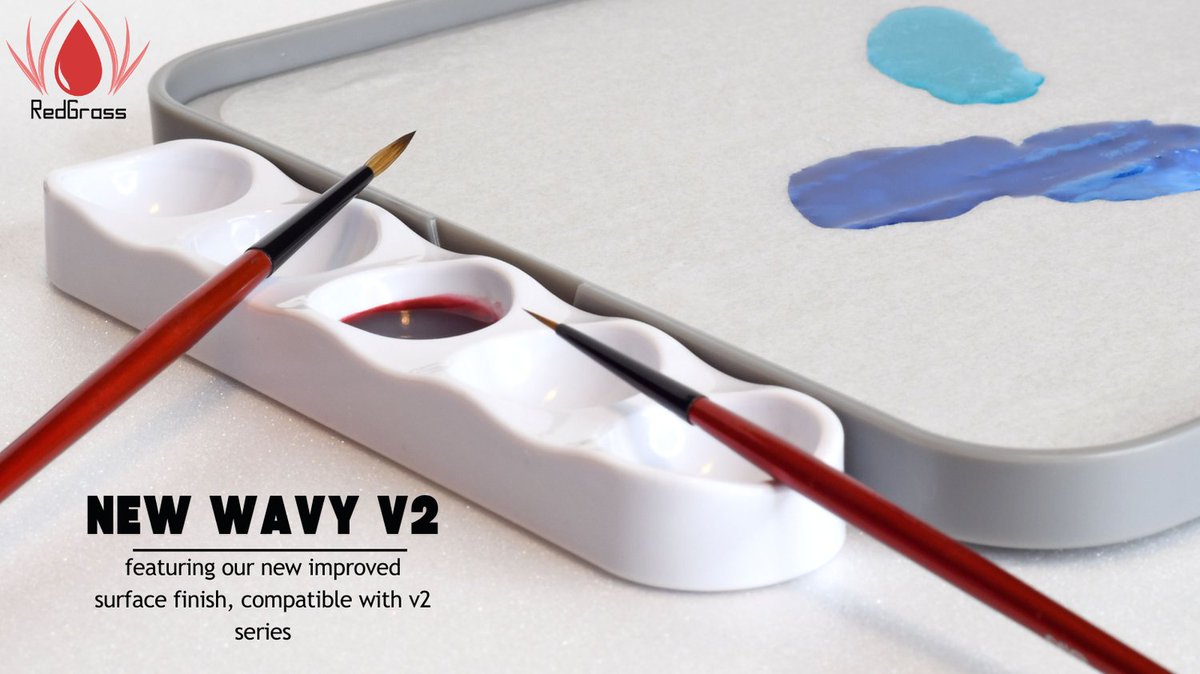RedgrassGames's tweet image. The New Wavy V2 is your ultimate palette companion! 🎨 

Mix, match &amp;amp; create like a pro. Pair it with your favorite Redgrass palette for smooth brushstrokes &amp;amp; vibrant art. 

Ready to level up? Grab yours today 👇
redgrasscreative.com/product/new-wa…

#RedgrassCreative #ArtTools
