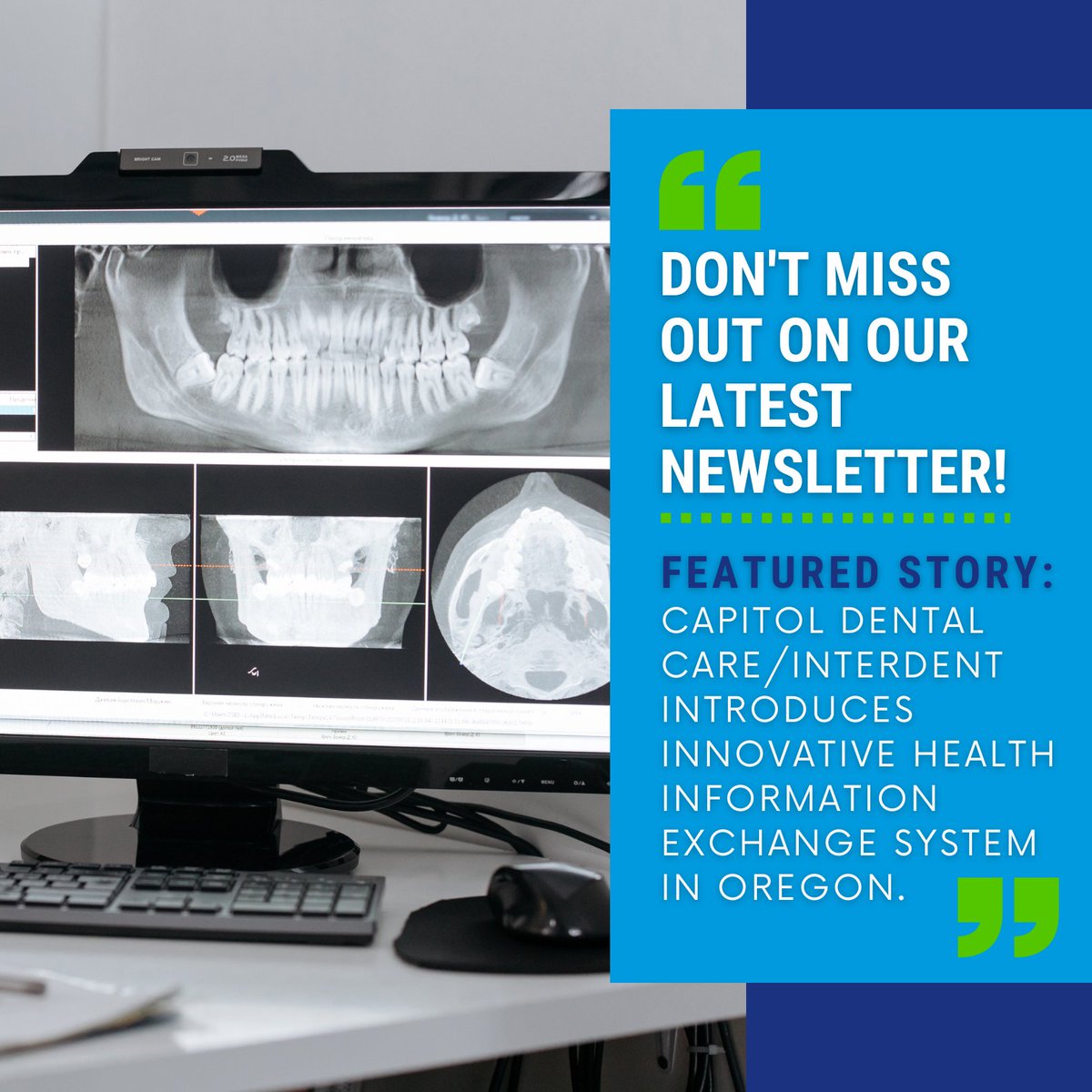 Exciting news! Capitol Dental Care &amp; InterDent have deployed Reliance's Community Health Record across all Gentle Dental practices in OR &amp; WA! Secure, real-time access to patient data enhances care, integrates dental &amp; medical, and empowers patients. More: zurl.co/RY6i