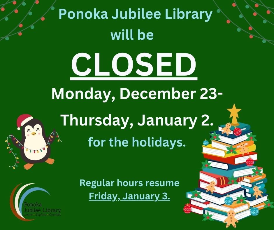 Last day to grab some books before our holiday break is Saturday, December 21!