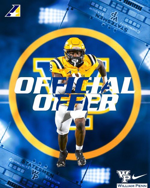 #AGTG Blessed to receive an Offer from
William Penn University.Thank you <a href="/CoachGrantG/">Grant Garth</a>