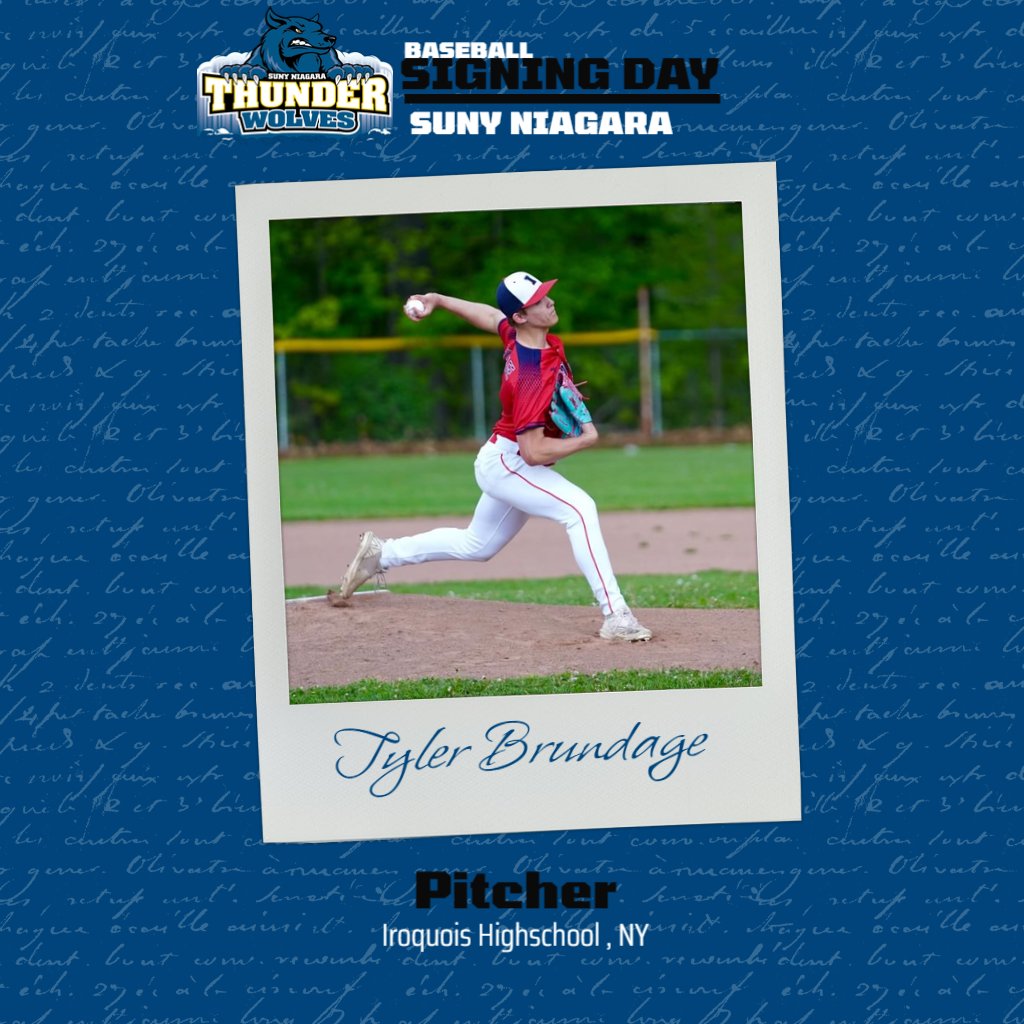 SUNY NIAGARA BASEBALL (@niagaratwolves) on Twitter photo Welcome to SUNY Niagara Baseball, Tyler Brundage!
<a href="/WNYProspects/">Western NY Prospects</a> <a href="/TylerBrundage02/">Tyler Brundage</a> <a href="/BaseIroquois/">Iroquois Red Hawk Baseball</a> Welcome to SUNY Niagara Baseball, Tyler Brundage!
<a href="/WNYProspects/">Western NY Prospects</a> <a href="/TylerBrundage02/">Tyler Brundage</a> <a href="/BaseIroquois/">Iroquois Red Hawk Baseball</a>