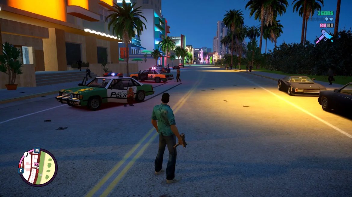 “GTA Vice City: Next-Gen Edition” launches this month.

It’s a fan made project that transfers the ENTIRETY of Vice City into GTA 4’s game engine.

Including all story missions, collectibles, everything. The team even remade a lot of stuff from scratch. It looks incredible.