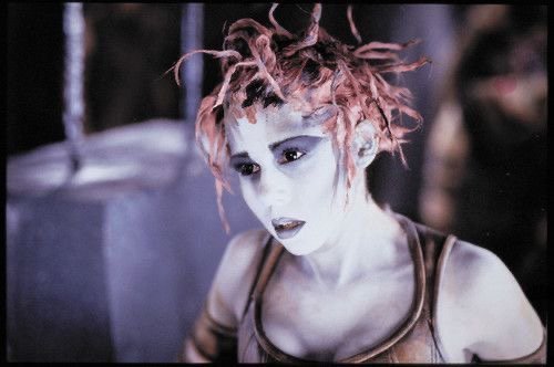 Chiana the Nebari with her punk hair. Gigi Edgley, "Farscape".