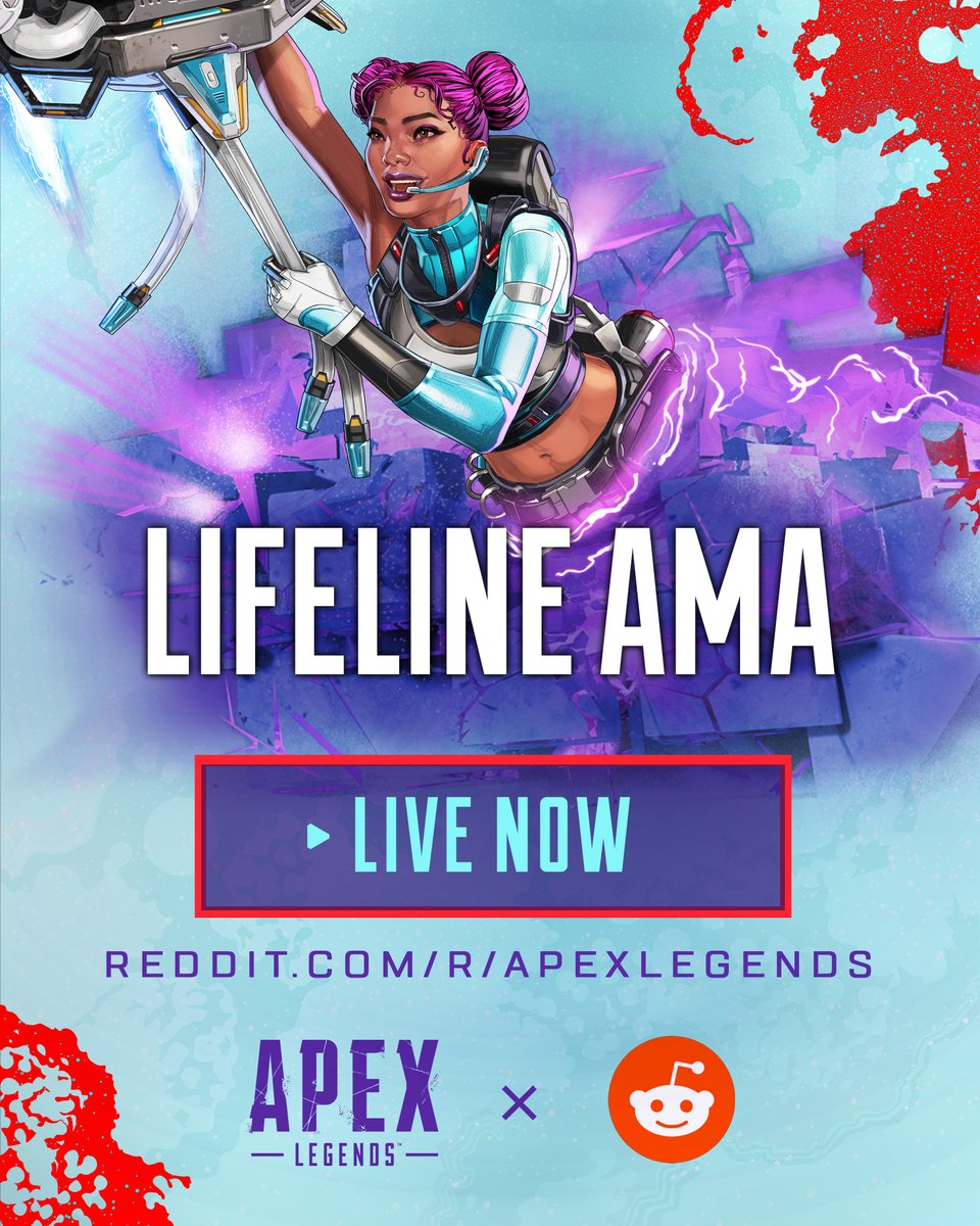 Respawn's tweet image. Live now! Come join us for our @PlayApex Lifeline AMA and learn more about our latest Legend rework. 

🔗: bit.ly/3ZPODjy