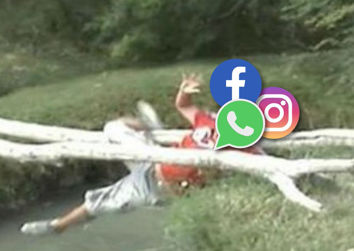 eliasdemarzo's tweet photo. Sí, se cayeron WhatsApp, Facebook e Instagram. ¡Confirmado! https://t.co/8wNcJzLAsl