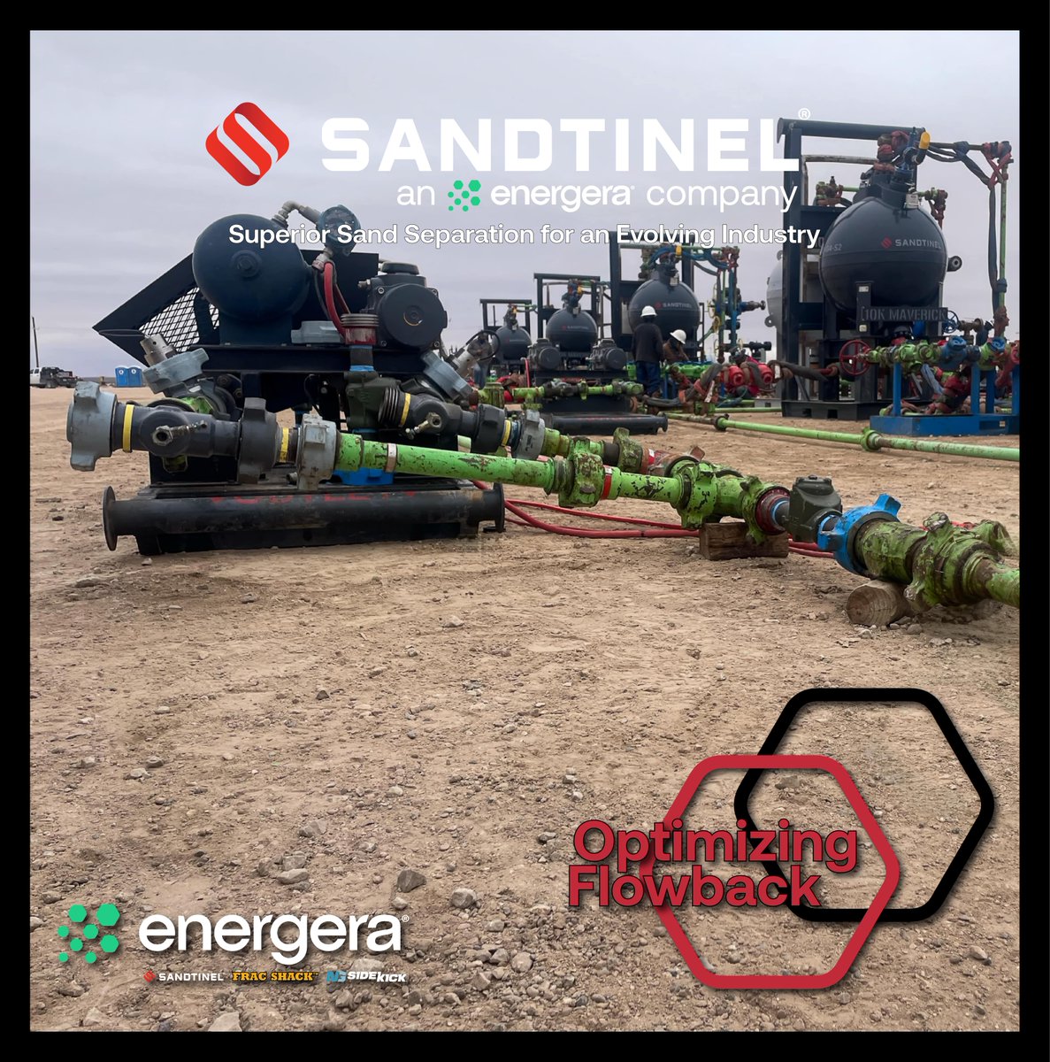 EnergeraTech's tweet photo. Optimize your flowback operations with the #Sandtinel Multi-Well Dispatcher!

💡 Smart flow management

💡 Sand Measurement System (SMS)

💡 Automated Dumping

Don't leave additional revenue on the table—let us show you how.

#OilAndGas #Energy #Automation #MultiWellDispatcher https://t.co/YPMacCp90x