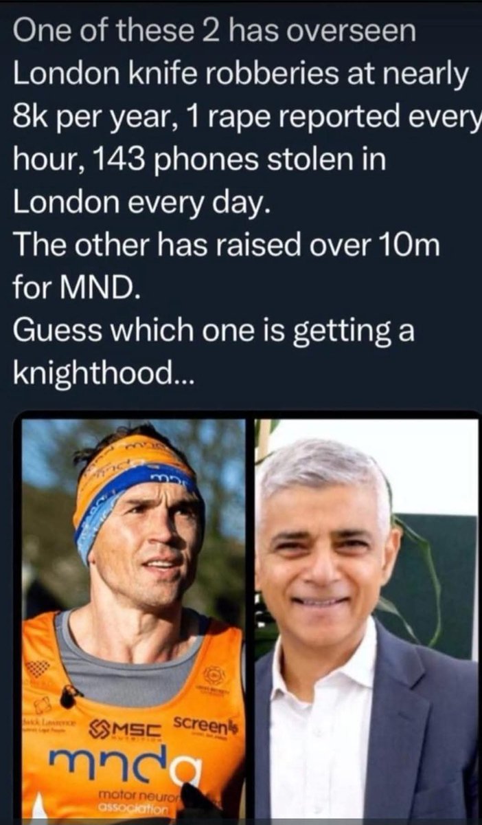MarkGriffin59's tweet photo. Yeah, just guess... 😡😡

#KhanOut #Khanage #London #LondonDeservesBetter #KnifeCrime #MurderCapital #ViolentCrime https://t.co/nK3PDH2kZv