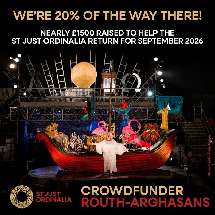Tus varthys owgh hwi / You are amazing people

Thanks to your incredible support, our crowdfunder has already raised nearly £1500 -meaning we're 20% of the way to reaching our £7000 target!

You can support our crowdfunder here buff.ly/3ZIKGNi