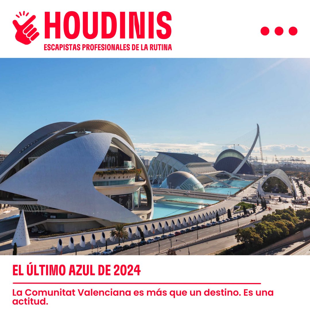 🌊 El último azul de 2024 en la Comunitat Valenciana 🌅

Desde las playas de Alicante hasta los rincones mágicos de Castellón, es el lugar donde el 2024 se apaga en tonos azules inolvidables. ☀️🌊

¿Listo para un fin de año junto al Mediterráneo? 🌍✨

atrapalo.com/houdinis/el-ul…