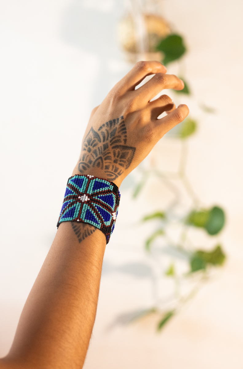 MotherSierra's tweet photo. Inspired by the vibrant marigold, our two bracelets bring its beauty to life—one in radiant gold, the other in serene blue 🌼✨ Handcrafted and full of charm, which one speaks to you? 💙

Shop here: https://t.co/RVKPhZrE52
#MotherSierra #BeadedJewelry #Handmade https://t.co/Z5ivoupco4