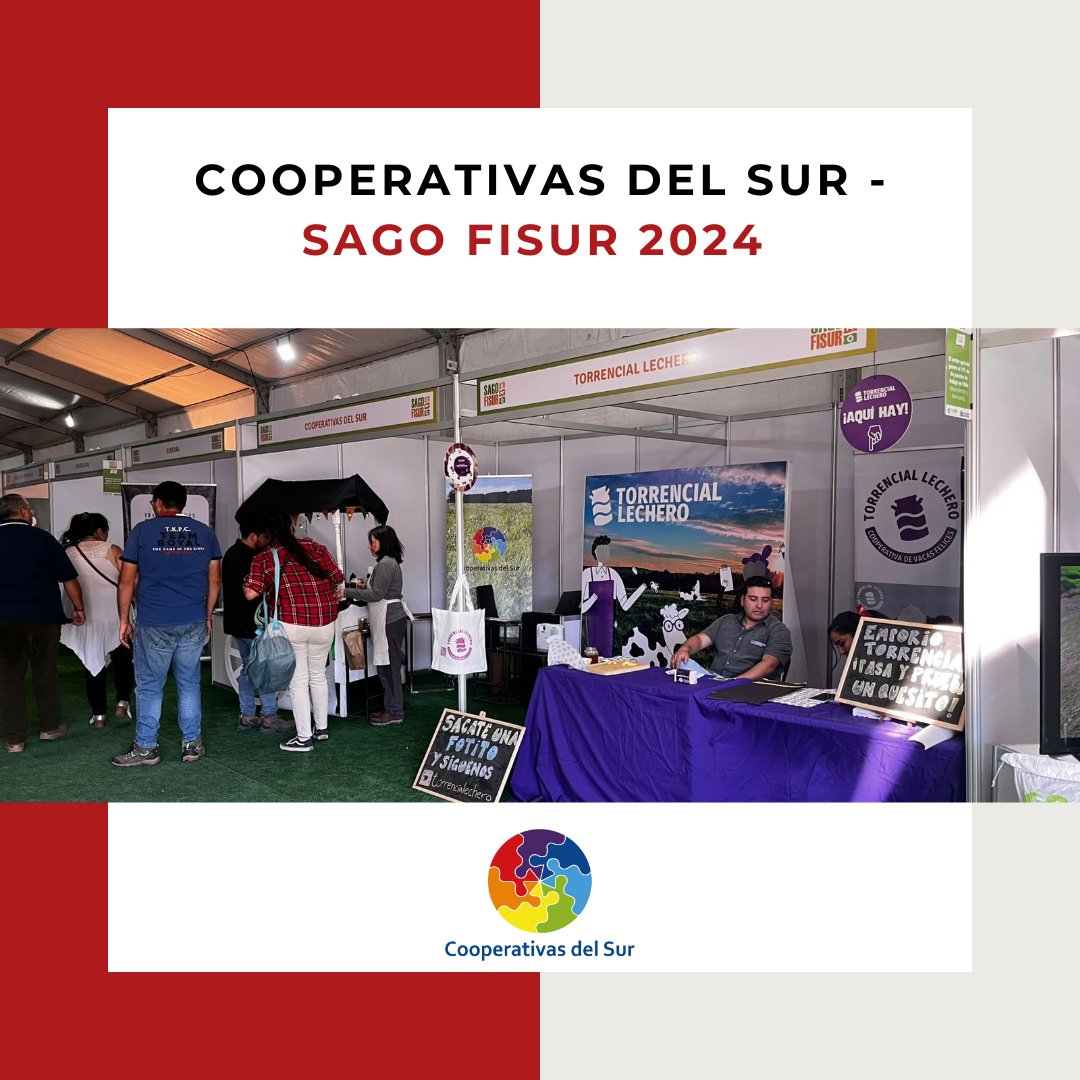 CooperativasSur's tweet photo. 📷 Este año, fuimos parte de SAGOFisur, el gran punto de encuentro del agro en el sur de Chile. https://t.co/wuVXQh7sWN