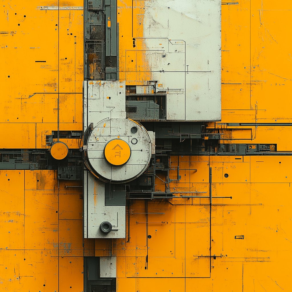 psherman's tweet photo. Techno-constructivism

#aiart #abstract #art #abstractart #digitalart #midjourneyv6 #midjourney #scifitextures #constructivism #constructivist #constructivistart #formalism #formalist #architecture #architectural #architecturalart

See more on Instagram: @psherman.art https://t.co/jezdjvMQRp