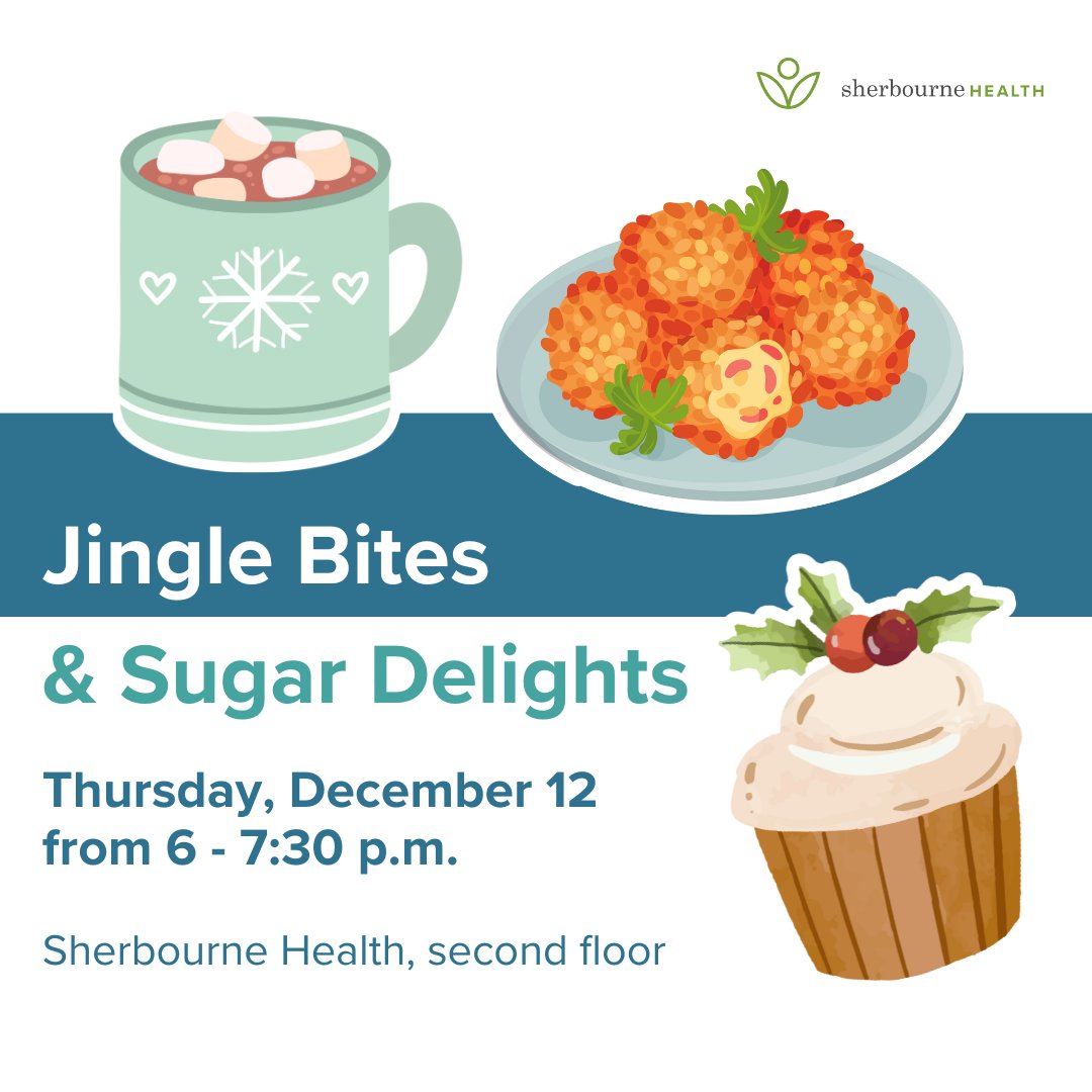 TOMORROW: there are still spots available for Jingle Bites and Sugar Delights, our workshop on holiday snacks!

Join us from 6 - 7:30 p.m. on the second floor to learn how to make tasty and affordable treats, as well as get tips from our community dietitians. All are welcome!
