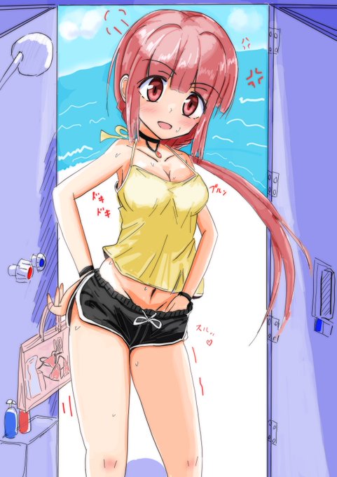 #今年も残りわずかなので今年一番伸びた絵を貼る
更衣室覗き?いろはちゃん が伸びたと思います 