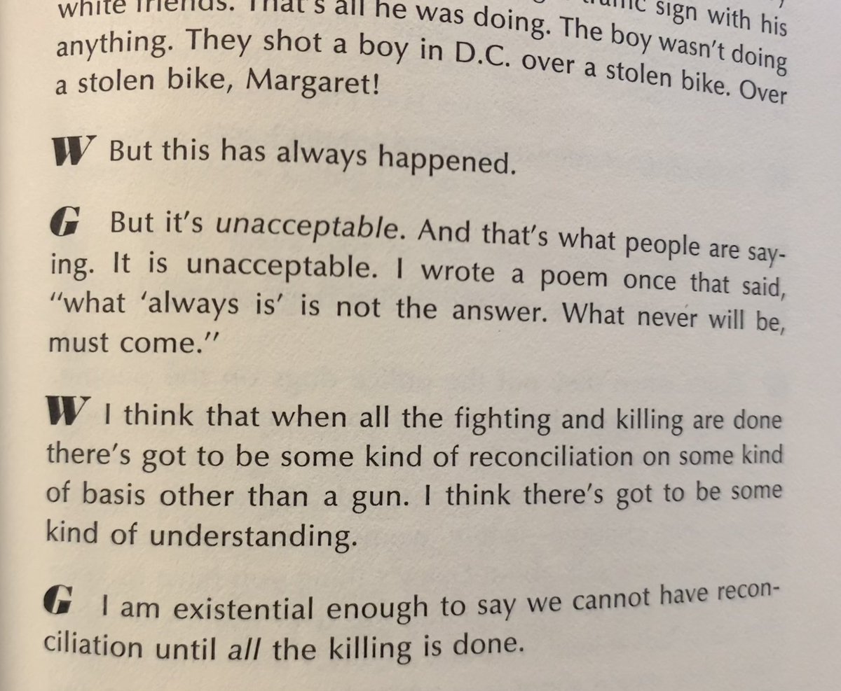 escapebound's tweet photo. Nikki Giovanni in conversation with Margaret Walker: 

“We find that love is not the opposite of violence. Love does not stop violence.” https://t.co/xIKZUi0r4B