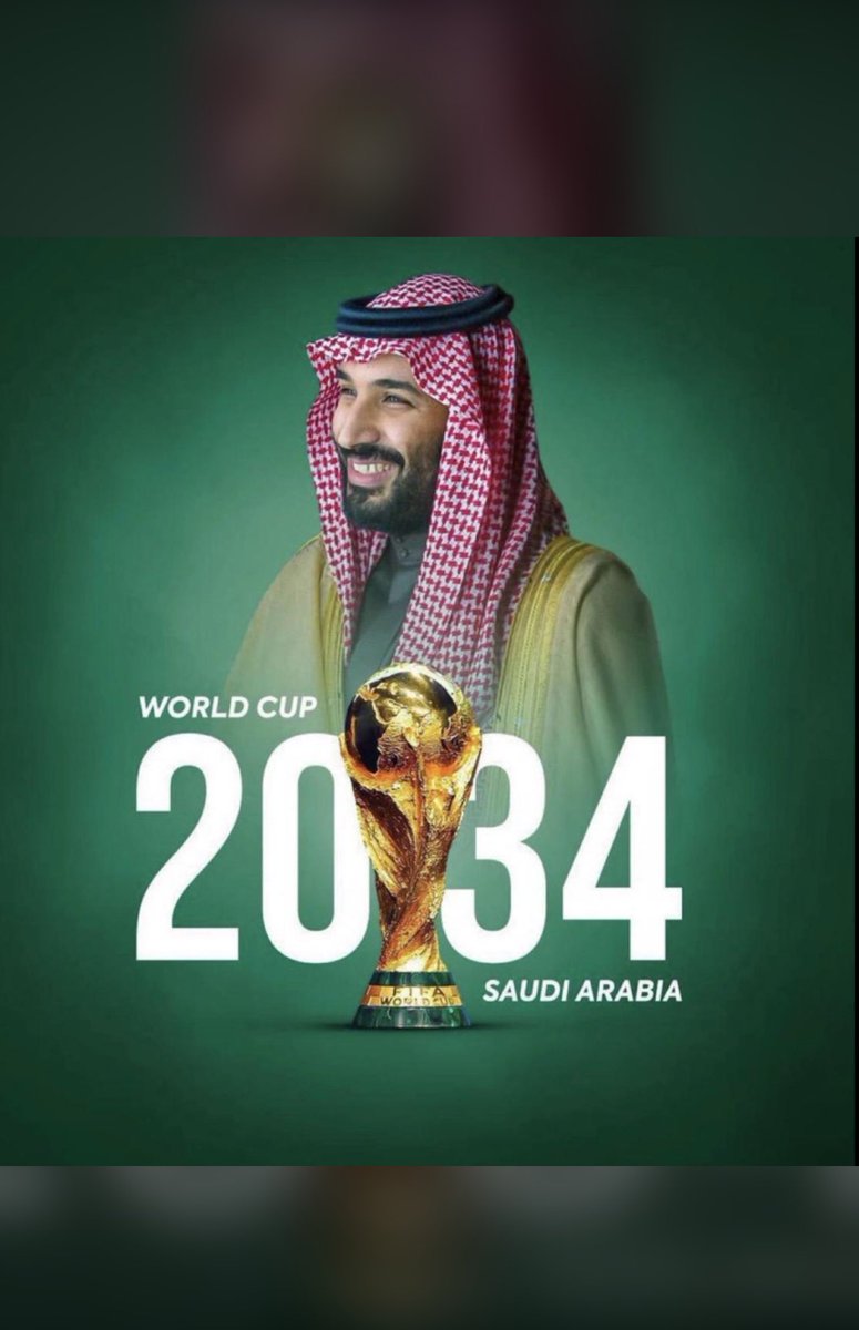 majid5566's tweet photo. #كاس_العالم_2034

المستحيل ليس سعوديًا، والطموح يترجم الحلم إلى واقع 🇸🇦

الف الف مبروك لوطننا الغالي 🇸🇦 https://t.co/EWtCFPSxul